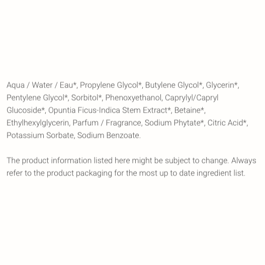HYDRAMEMORY FACE MIST - Face hydrating mist spray with Prickly Pear extract