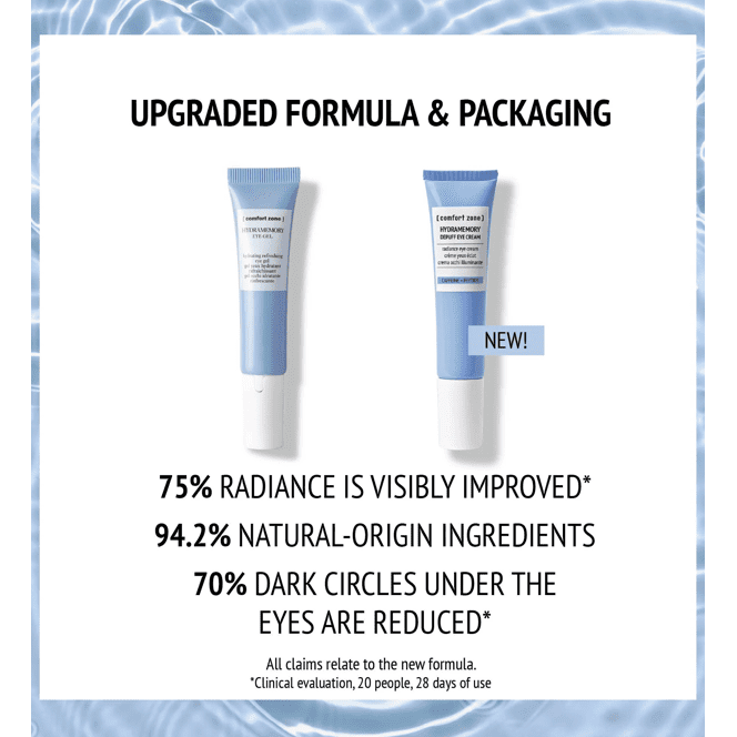 HYDRAMEMORY DEPUFF EYE CREAM - Caffeine infused eye cream