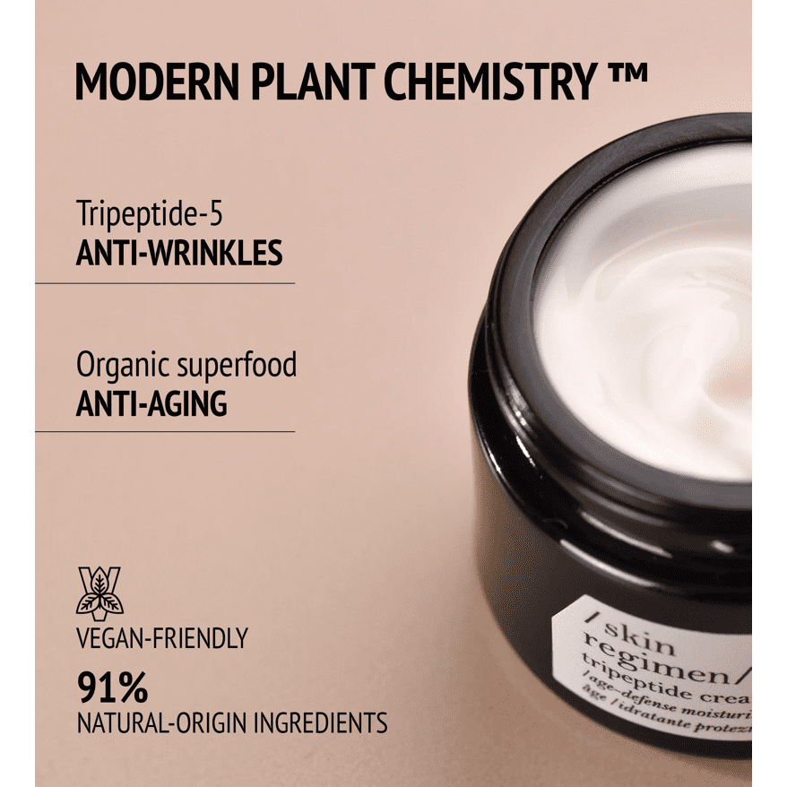 SKIN REGIMEN TRIPEPTIDE CREAM Age-defense anti-pollution moisturizer